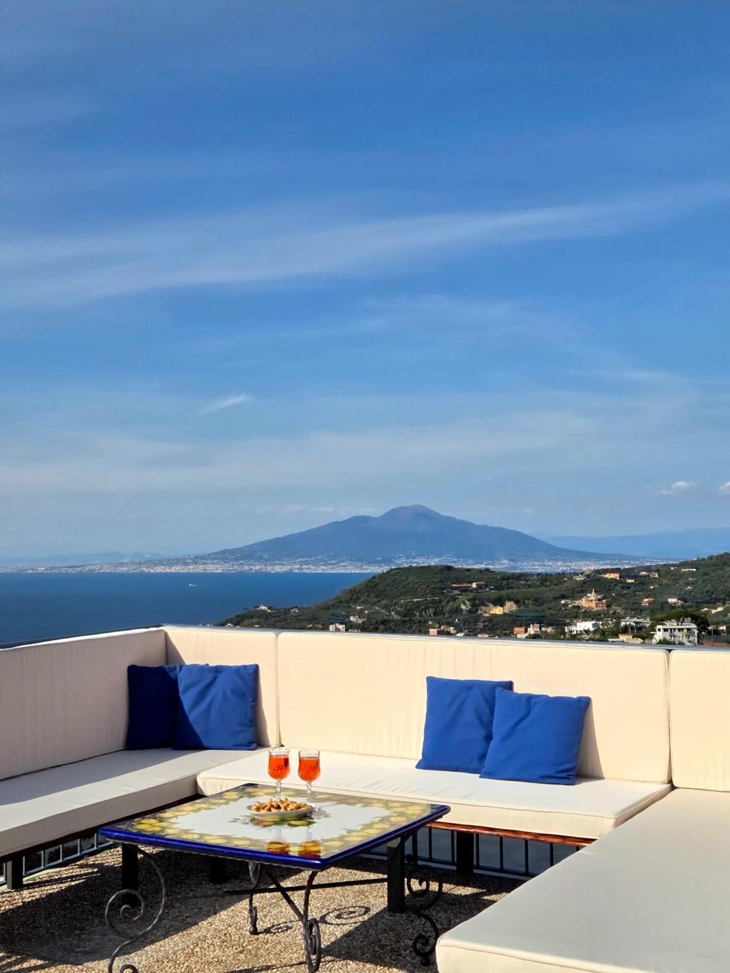 Sun & Relax, Relaxing Location With Seaview Villa Massa Lubrense Exterior foto