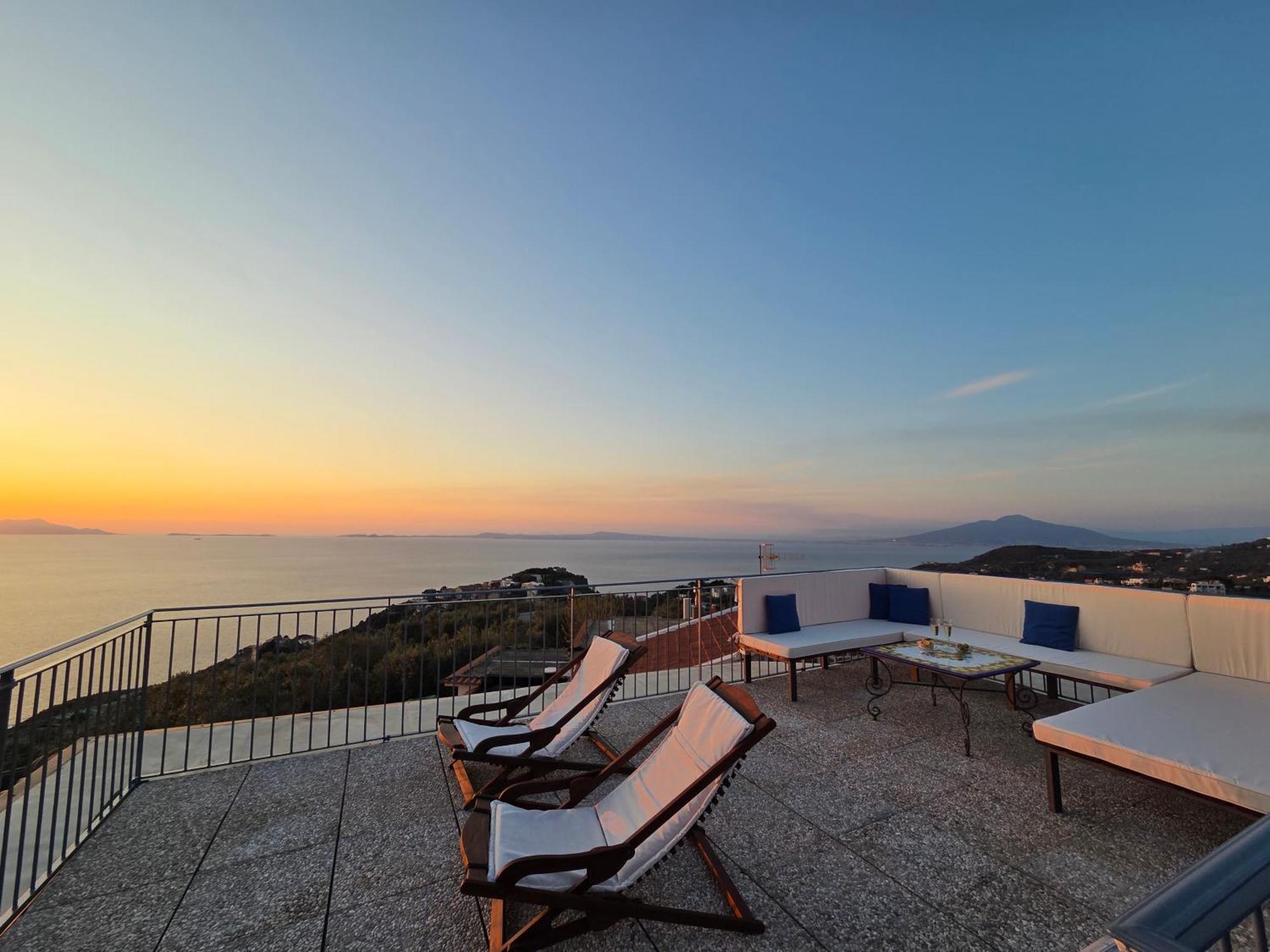 Sun & Relax, Relaxing Location With Seaview Villa Massa Lubrense Exterior foto